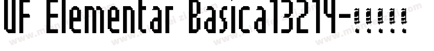 UF Elementar Basica13214字体转换